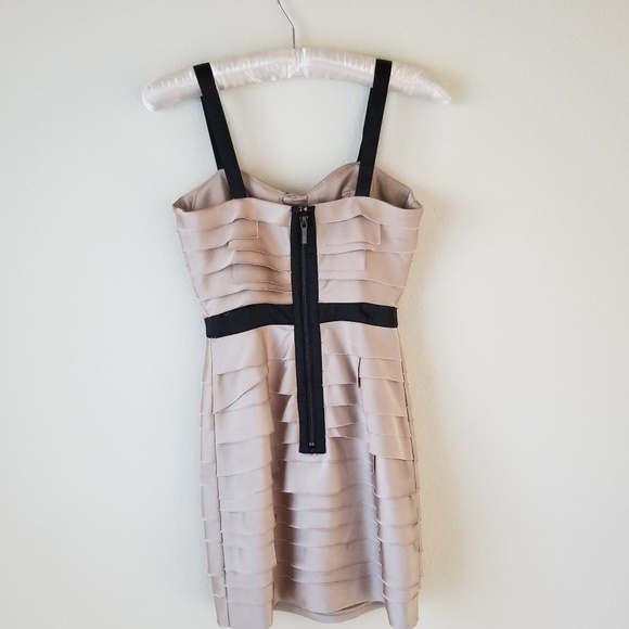 Bebe Champagne Cocktail Dress - Picture 3 of 4